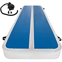 Autovictoria Colchoneta para Volteretas Inflable Tumbling Mat para Gimnasio con Bomba de Aire Eléctrica Colchoneta…